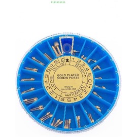 Ledona Gold Plated Screw Posts Complete Kit - 240 Posts + 1 Hollow & 1 Cross Key