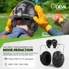 GREEN DEVIL Industrial Chainsaw Helmet with Face Shield Built in