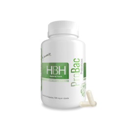 HBH Suplementos  ProBac  Probiticos con 6 Cepas  Manzana  120 mil millones de UFC por porcin  30 Cpsulas  Suplemento Alimenticio                      