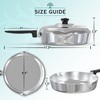 MAGNAWARE Cast Aluminum Sauté Pan with Lid 10 inch -