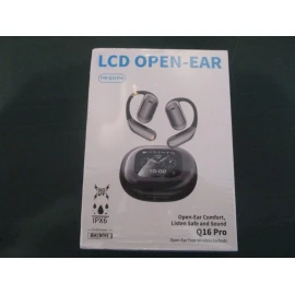 LCD OPEN-EAR BLUETOOTH LIGHTWEIGHT YKK-Q16 PRO EARBUDS NEW