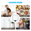 LED Camera Light Dimmable 2500K to 6500K 1200mAh Rechargeable Portable