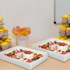 Chivertion 12 Pack Full Sheet Cake Box 26 x 18