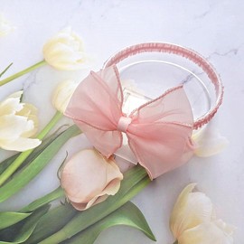 Fokroin Pack of 2 Baby Girls Headbands, Stretchy Knitted Bow, Baby Elastic Bows Turban Hair Band, Bows Children's Hair Accessories, Soft, Baby Headband for Toddlers, Newborns