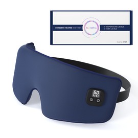 Cordless Heated Eye Mask, 1500mAh Battery Capacity