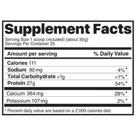 Believe Supplements - Flavored Isolate (Dark Chocolate)