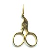 Kelmscott Designs 2.5" Storklette Scissors (Gold)