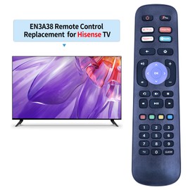 EN3A38 Replacement Remote Control for Hisense B7120 R43B7120UK R50B7120UK R55B7120UK R65B7120UK 43B7120 50B7120 55B7120 65B7120 Compatible with R43B7120UK R50B7120UK R55B7120UK R65B7120UK
