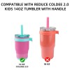 Bubrike Replacement Straws Set Compatible With Reduce Kids Coldee 2.0