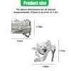 ZIMISI 2PCS Bling Elephant Car Vent Clips, Crystal Diamond Car