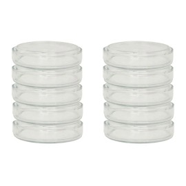 Karter Scientific 100mm Glass Petri Dish with Cover, Karter Scientific 218R3 (Pack of 60)