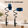 Flexible Gooseneck Phone Holder, 360° Adjustable Bed & Desk Clamp