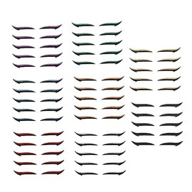 LALAFINA 2sets Double Eyelid Stickers Eyeliner Stickers Fashion Eye Makeup Stickers for Women Invisible Eye Line Strips Reusable Eye Skin Sticker 40pairs*2