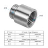 PATIKIL Shower Head Extension Arm, 2 Pack Stainless Steel G1/2