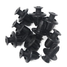 Tuqiang Push Bumper Fender Door Trim Panel Clips Retainers Fastener Rivet Clips(50pcs)Black