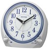 RHYTHM 8RA648SR03 Alarm Clock, Electronic Sound/Bell Sound, 2 Types of