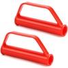 QWORK® 2 Pezzi Maniglie di Sicurezza Rosse per Carrello, Diametro