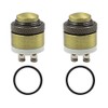 Alnicov 2 Pcs Brass Door Bell Momentary Push Button Switch,