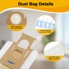 12 Pack Vacuum Dust Bags for Yeedi K781+ Vac Station,