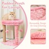 Suudroeen Cat Scratching Post Tree 3 in 1 Cat Tree