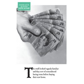 On The Ceiling, New Home Card, Funny New Home Card, New House Card, Funny New House Card