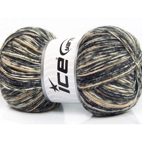 Ice Yarns (1) 100 Gram Print Sock Yarn Ice 52567