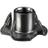 Wensilon 100pcs M4x8 T-nut Black Four-jaw - for Home, Hotel