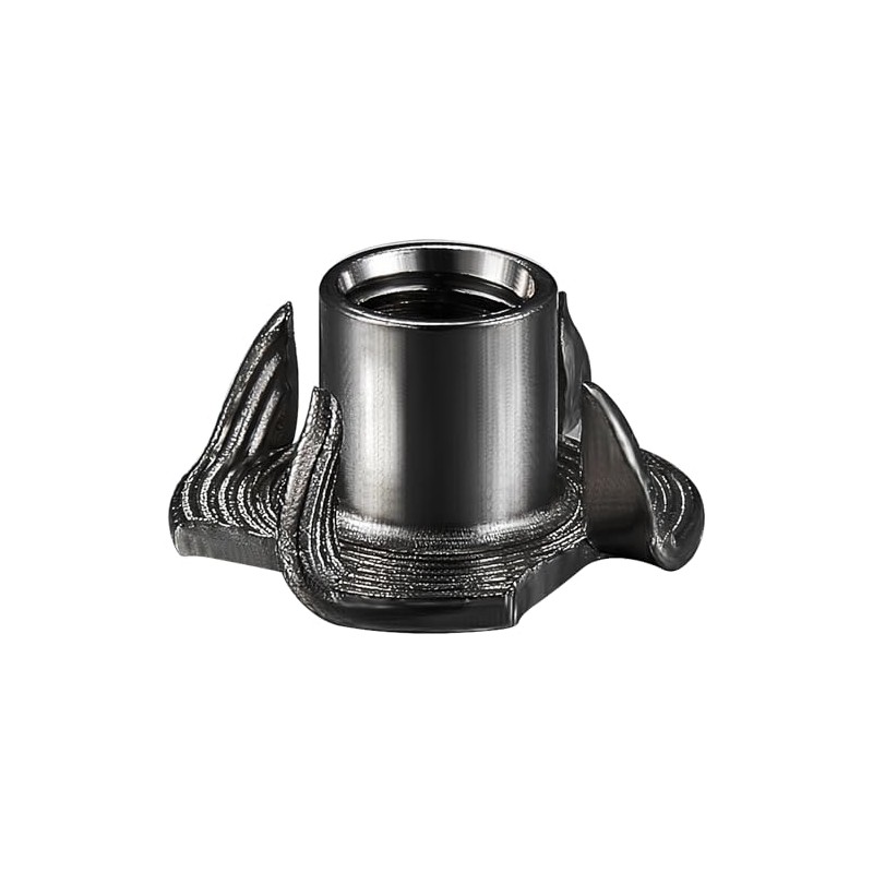 Wensilon 100pcs M4x8 T-nut Black Four-jaw - for Home, Hotel