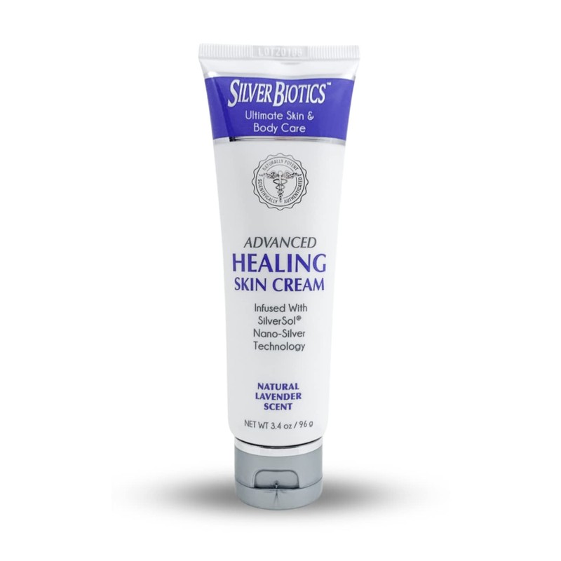 American Biotech Labs Silver Biotics Advanced Healing Skin Cream Lavender