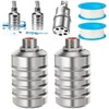 2PCS Float Valve 1/2" Water Level Control Float Valve 304