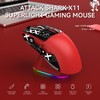 ATTACK SHARK X11 Wireless Gaming Computer Mouse, Rechargeable RGB Lighting Wireless Mouse