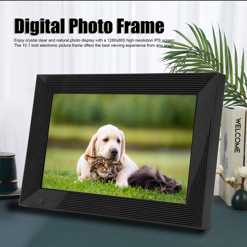 10.1inch Digital Photo Frame 1280x800 16:10 IPS Screen Remote Control