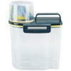 Rice Storage Container, Clear PP Plastic Grain Storage Container with