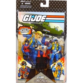 G.I. JOE Hasbro 25th Anniversary 3 3/4" Wave 6 Action Figures Comic Book 2-Pack Scrap Iron and Wild Bill