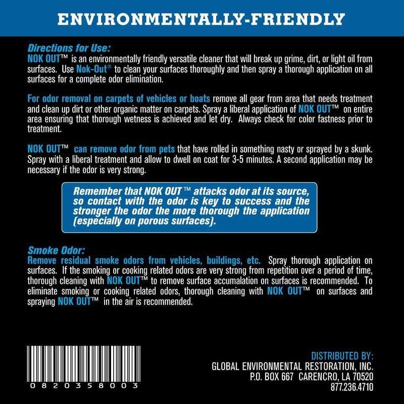 NOK OUT Odor Remover, Pet Deodorizer and Cleaning Spray, Made