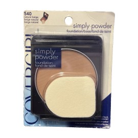 Covergirl Simply Powder Foundation (540) Natural Beige Blue/White Card
