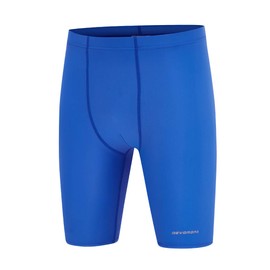 DEVOROPA Boys' Swim Jammers Youth Competitive Swim Team Suit Quick Dry Athletic Swimming Shorts UPF 50+ Blue M