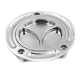 HTTMT MT249-059-CD Chrome Gas Cap Fueltank Compatible with Suzuki Gsx-R 600/750 1000 Gsx Hayabusa 1300R Sv 650S