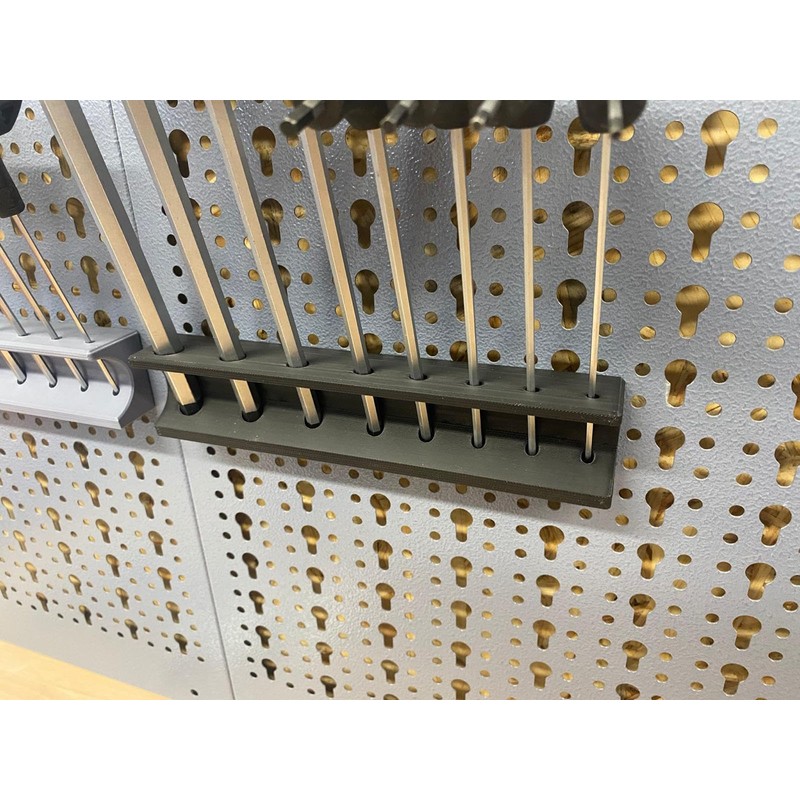 Hexagon Socket T-Handle Holder for Küpper Accessories Perforated Wall System