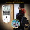 ORIDGET Digital Electrical Timer Plug Socket with 18 On-Off Programs,