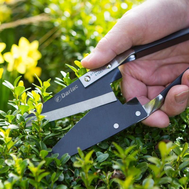 Darlac Stainless Steel Topiary Shears – Lightweight Hand Shears for