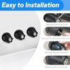 BOUYAO 81428 Bathtub and Shower Knobs 3 Piece Replacement Kit