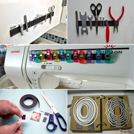 Superior Graphic Supplies Flexible Magnetic Tape - Self Adhesive Magnetic Tape Roll 30 Mil / 0.03" Thick, Adhesive, 1 Roll Pack .5" x 15'