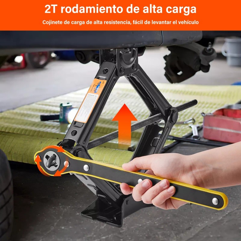 IWNG Juego De Gatos De Acero Reforzado 2000kg,con Llave De