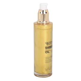 ZJchao Aceite Corporal con Glitter Líquido 100ml, Iluminador Facial de Larga Duración e Hidratante para Mejillas, Clavículas y Hombros, Brillo