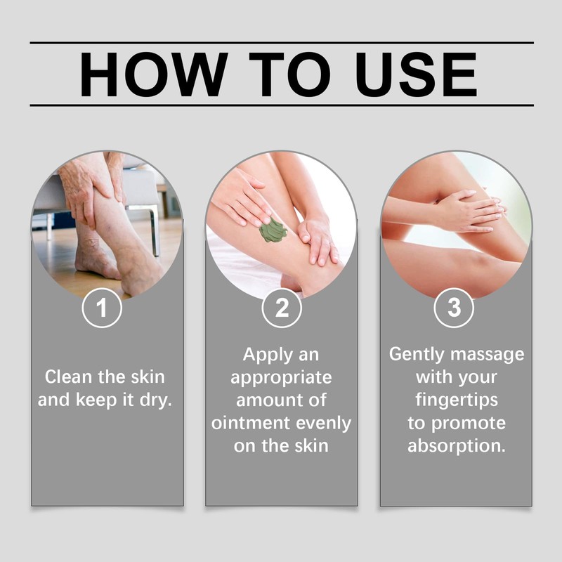 ETUIH Organic Herbal Salve, Comfrey Organic Herbal Salve Cream Ointment