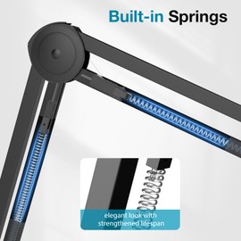 InnoGear Boom Arm Microphone Stand, Max Load 4.4 Lbs Desk Mic Arm Stand for Blue Yeti HyperX QuadCast S SoloCast Shure SM7B AT2020 Fifine AM8 Razer Seiren Mini