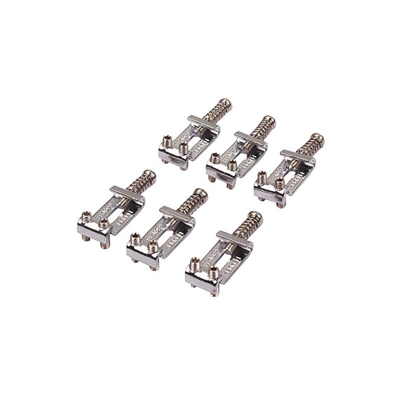 RuiJOTWAT 6 Pack Roller Tremolo Bridge Saddles for Electric Guitars,