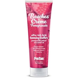 Pro Tan Manteca bronceadora oscura de granada Beaches & Crème con intensificadores, incluyendo tirosina, 241 g (8.5 oz)