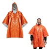 RICISUNG Aluminum Sheet, Survival Sheet, Aluminum Blanket, Heat Reflective, Poncho,